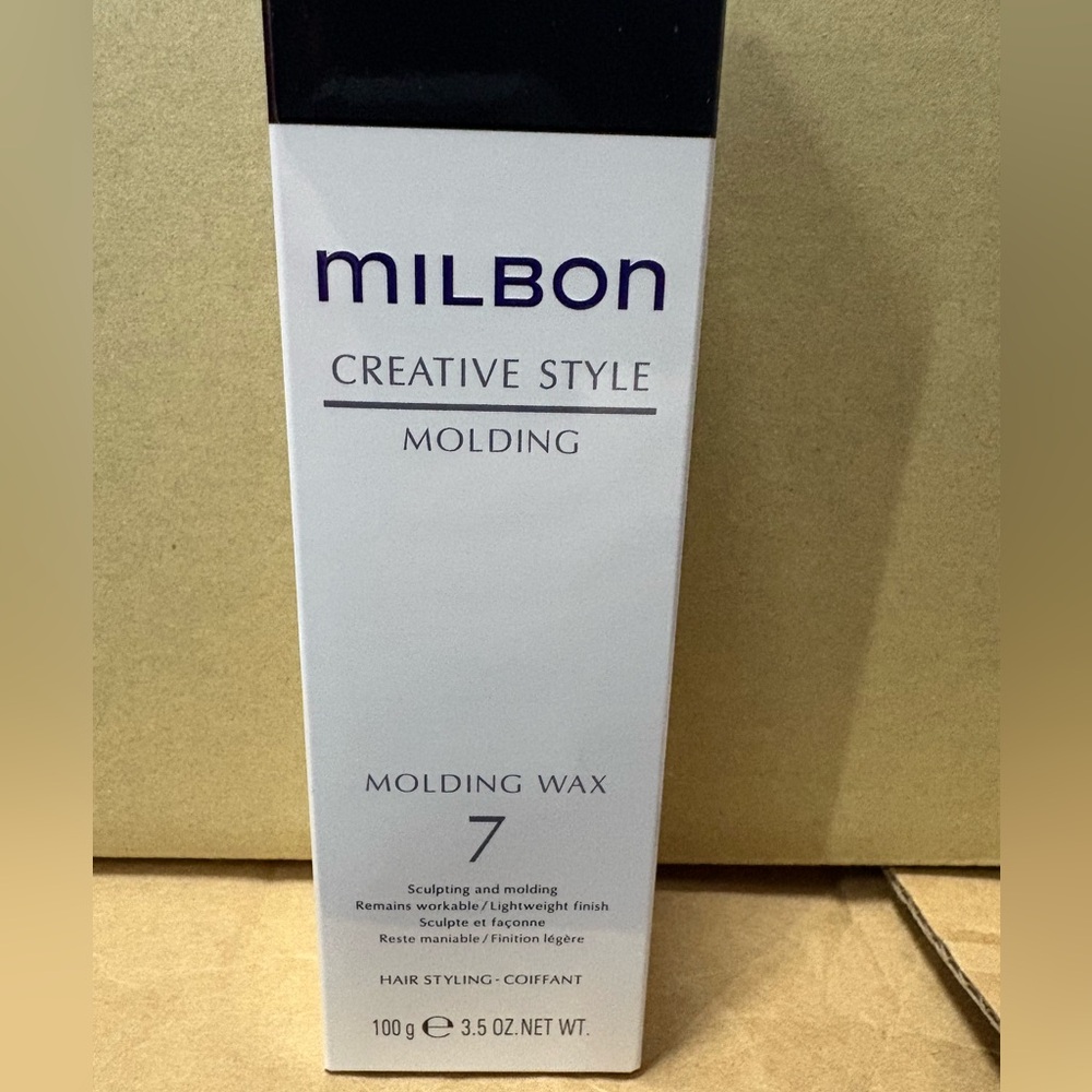 Milbon Creative Style Molding Wax  No 7 3.4 oz - White